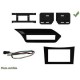 Kit integration 2 DIN MERCEDES CLASSE E 2009-2012 (W212) - NOIR