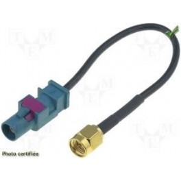 ADAPTATEUR D ANTENNE GSM/GPS SMA/M - FAKRA/M