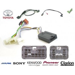 COMMANDE VOLANT TOYOTA VERSO-S 2011- - Pour SONY complet avec interface specifique