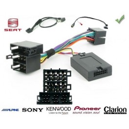 COMMANDE VOLANT Seat Leon 2002-2006 - Pour Pioneer complet avec interface specifique