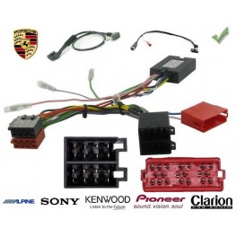 COMMANDE VOLANT Porsche Cayenne 2005- - Pour SONY complet avec interface specifique