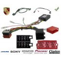 COMMANDE VOLANT Porsche Boxster S 2002- - Pour SONY complet avec interface specifique