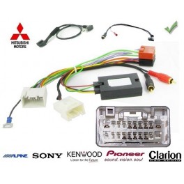 COMMANDE VOLANT Mitsubishi Shogun 2006- - Pour SONY complet avec interface specifique