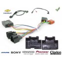 COMMANDE VOLANT CHEVROLET SPARK 2012- - Pour SONY complet avec interface specifique