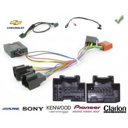 COMMANDE VOLANT CHEVROLET S10 2010- - Pour SONY complet avec interface specifique