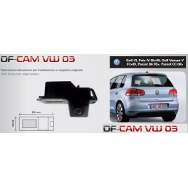 CAMERA DE RECUL INTEGREE DANS ECLAIRAGE PLAQUE VW POLO 2005-2009