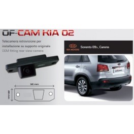 CAMERA DE RECUL INTEGREE DANS ECLAIRAGE PLAQUE KIA CARENS