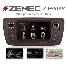 ZENEC Z-E5514M la station multimedia specifique SEAT IBIZA