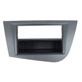 FACADE AUTORADIO SEAT LEON 2005- ARGENT