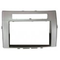 FACADE AUTORADIO DOUBLE DIN TOYOTA COROLLA VERSO 2005-2009 ARGENT