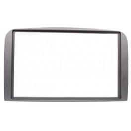 FACADE AUTORADIO DOUBLE DIN ALFAROMEO 147 2005- GT GRIS FONCE