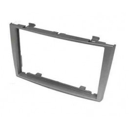 FACADE AUTORADIO DOUBLE DIN PEUGEOT 308 2007-2013 - ARGENT