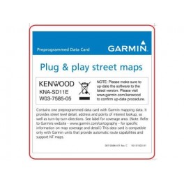 KENWOOD KNA-SD11E Carte SD avec mise à jour Version 11