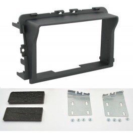 Kit integration 2 DIN RENAULT TRAFIC 2010-2014 (EL/FL/JL) NOIR SANS ECRAN