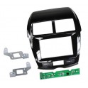 Kit integration 2 DIN PEUGEOT 4008 06/2012- NOIR LAQUE