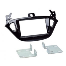 Kit integration 2 DIN OPEL CORSA 2014- - NOIR LAQUE