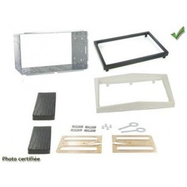 Kit integration 2 DIN OPEL CORSA 2011- BLANC PERLE